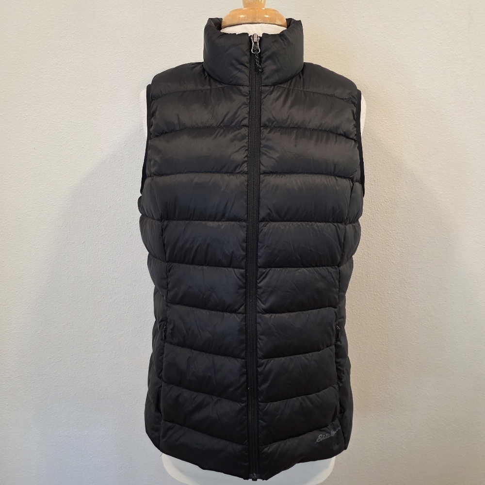 Eddie Bauer EB650 Black Down Puffer Vest